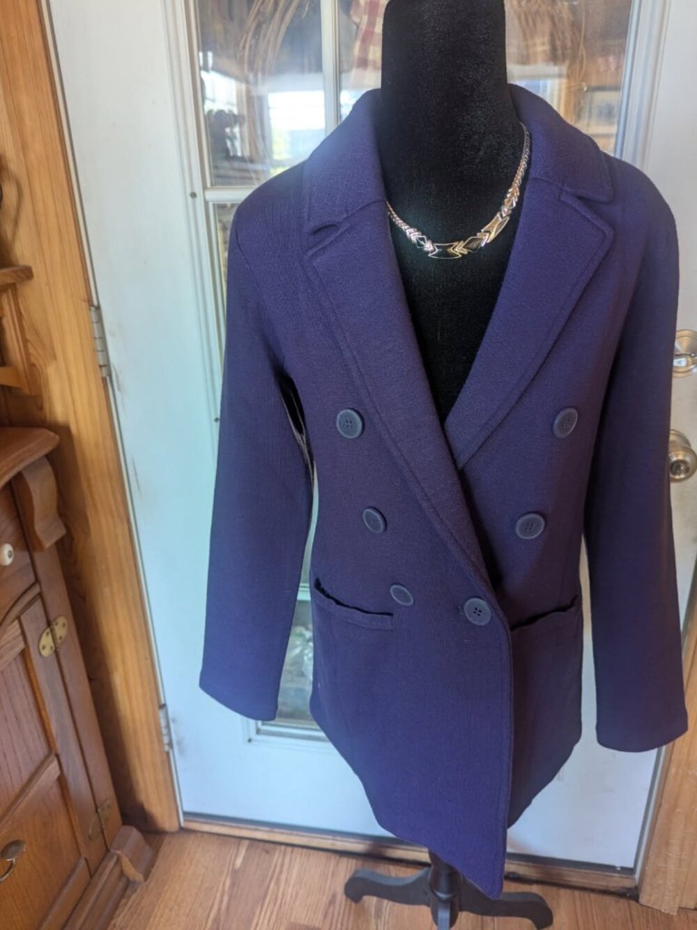 Jacket NWT Chico's size 1/medium purple